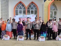 Mahasiswa STIK Angkatan 83 Tebar Kepedulian di Mendale, Salurkan 40 Paket Sembako dan Pulihkan Fasilitas Ibadah