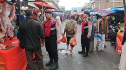 Polres Aceh Tengah Lakukan Pengamanan dan Pengaturan di Pasar Daging Meugang