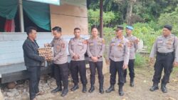 Mahasiswa STIK 83 Salurkan Bantuan Kapolri ke Posko Pengungsian dan gelar Trauma Healing untuk Anak-anak