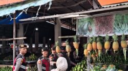 Patroli Gabungan Polres Aceh Tengah dan Brimob Ciptakan Rasa Aman di Pusat Keramaian Ramadhan