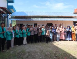 Wujudkan Harapan Warga Pedemun, STIK Angkatan 83 Bangun Huntara Pascabencana di Aceh Tengah