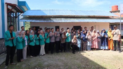 Wujudkan Harapan Warga Pedemun, STIK Angkatan 83 Bangun Huntara Pascabencana di Aceh Tengah