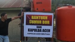 Sumur Bor Bantuan Kapolda Aceh Jadi Harapan Baru Warga Terdampak Bencana di Linge