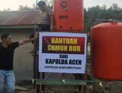 Sumur Bor Bantuan Kapolda Aceh Jadi Harapan Baru Warga Terdampak Bencana di Linge