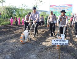 Polres Aceh Tengah Tanam Jagung Serentak Kuartal I 2026, Dukung Swasembada Pangan Nasional