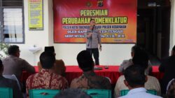 Kapolres Aceh Tengah Resmikan Perubahan Nomenklatur Polsek Kota Takengon Menjadi Polsek Kebayakan