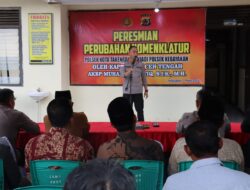 Kapolres Aceh Tengah Resmikan Perubahan Nomenklatur Polsek Kota Takengon Menjadi Polsek Kebayakan