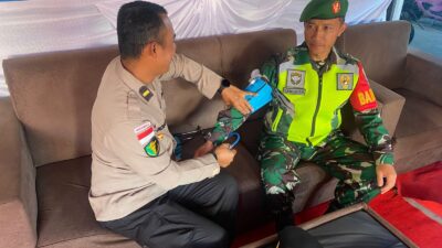 Sidokkes Polres Aceh Tengah Cek Kesehatan Personel Pos PAM dan Pos Yan Ops Ketupat Seulawah 2026