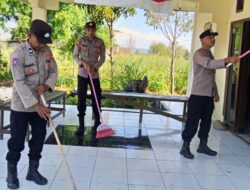 Dari Sekolah hingga Mako, Kurve Serentak Polres Aceh Tengah Wujudkan Lingkungan Bersih dan Nyaman