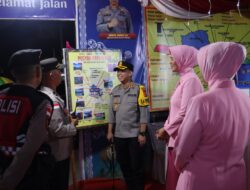 Kapolres dan Ketua Bhayangkari Aceh Tengah Kunjungi Pos Pengamanan Lebaran, Beri Dukungan untuk Petugas