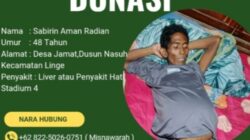 Ayo Para Dermawan….Sisikan Rezeki Bantu Sabirin Aman Radian (48 Tahun) Penderita Kanker Stadium 4 di Kampung Jamat