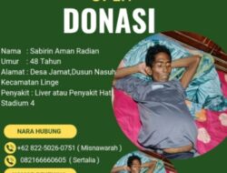 Ayo Para Dermawan….Sisikan Rezeki Bantu Sabirin Aman Radian (48 Tahun) Penderita Kanker Stadium 4 di Kampung Jamat