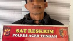Tak Butuh Waktu Lama, Polres Aceh Tengah Ungkap Pencurian Rumah Kosong di Mongal