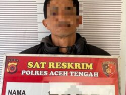 Tak Butuh Waktu Lama, Polres Aceh Tengah Ungkap Pencurian Rumah Kosong di Mongal