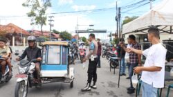 Satintelkam Polres Aceh Tengah Bersama OKP dan Mahasiswa Gelar Aksi Berbagi untuk Masyarakat