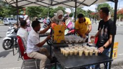 Polres Aceh Tengah Kembali Gelar “Jum’at Berbagi”, Bagikan Makanan dan Bubur Kacang Hijau untuk Warga