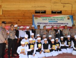 Kapolres Aceh Tengah Saweu Pesantren, Salurkan Bansos dan Gelar Bakti Kesehatan