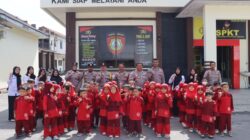 Polisi Sahabat Anak, Polres Aceh Tengah Sambut Kunjungan TK Buah Hati Takengon Edukasi Tugas Kepolisian