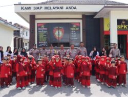 Polisi Sahabat Anak, Polres Aceh Tengah Sambut Kunjungan TK Buah Hati Takengon Edukasi Tugas Kepolisian
