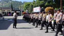 Kapolres Pantau Langsung Latihan Asah Kemampuan Personel dalam Pengamanan dan Pengendalian Massa