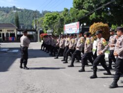 Kapolres Pantau Langsung Latihan Asah Kemampuan Personel dalam Pengamanan dan Pengendalian Massa