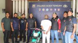 Satreskrim Polres Aceh Tengah Ringkus Pelaku Curanmor, Motor Curian Berhasil Diamankan
