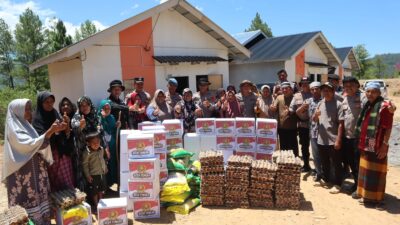 Wujud Kepedulian Polri, Polres Aceh Tengah Salurkan Bantuan dan Layanan Kesehatan di Linge