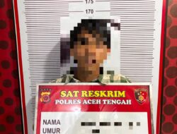 Satreskrim Polres Aceh Tengah Tangkap Pelaku Pencurian, Barang Bukti Berhasil Diamankan