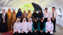 Penyerahan Mahasiswa PPKPM IAIN Takengon Kelompok 2 ke Satuan Pendidikan di Desa Pantan Nangka