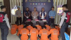 Polres Aceh Tengah Kembali Ungkap Jaringan Narkotika Lintas Kabupaten Aceh Tengah-Banda Aceh-Aceh Besar- Aceh Selatan, 10 Tersangka di Ringkus