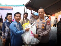 Kapolres Aceh Tengah Salurkan 1000 Paket Sembako Bantuan Ketua Umum Bhayangkari untuk Warga Huntara Linge