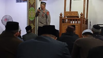 Safari Subuh di Masjid Sabilul Muttaqin, Wakapolres Aceh Tengah Ajak Jamaah Sinergi Jaga Kamtibmas