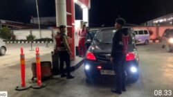 Patroli Malam Polres Aceh Tengah Sasar SPBU, Bank dan Toko Grosir