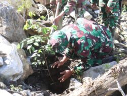 Kodim 0106 Tanam 1.000 Pohon, Hijaukan Bintang Sambut HUT ke-81 TNI