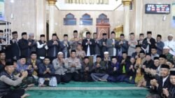 Suling Bambu, Kapolres Aceh Tengah Ajak Jamaah Bersama Bangun Kamtibmas dan Promosikan Wisata Takengon