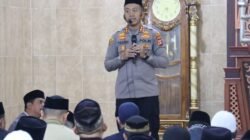 Suling Bambu, Kapolres Aceh Tengah Ajak Jamaah Bersama Bangun Kamtibmas dan Promosikan Wisata Takengon