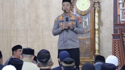 Suling Bambu, Kapolres Aceh Tengah Ajak Jamaah Bersama Bangun Kamtibmas dan Promosikan Wisata Takengon