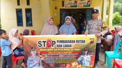 Polisi Bersama Masyarakat, Polres Aceh Tengah Intensifkan Patroli Cegah Karhutla dan Pencemaran Udara
