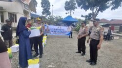 Sanjung (Selasa berkunjung ) Masyarakat, Polres Aceh Tengah Tebar Kepedulian, Salurkan Bantuan dan Jenguk Warga Sakit