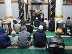 Subuh Keliling, Kapolres Aceh Tengah Ajak Peduli Keamanan Lingkungan, Kebersihan, Awasi Anak, dan Cegah Narkoba