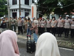 Kawal Aspirasi HMI, Polres Aceh Tengah Kedepankan Pengamanan Humanis