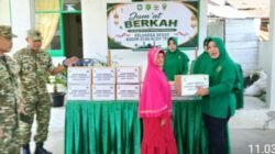 Jumat Berkah, Koramil 02/Bebesen Salurkan Sembako kepada Warga Kurang Mampu