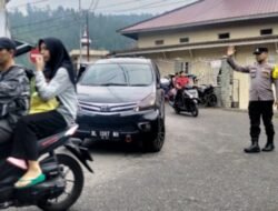 Pagi-Pagi Polisi Hadir di Jalan, Polres Aceh Tengah Kawal Keselamatan Pelajar dan Masyarakat