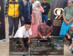 Peletakan Batu Pertama Pembangunan Masjid Al-Waris Desa Penarun